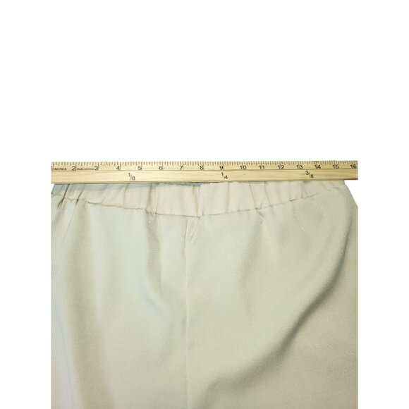 Beige Sleeveless Crochet Top & Elastic Waist Shorts Set XL - Picture 7 of 9